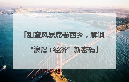 甜蜜风暴席卷西乡，解锁“浪漫+经济”新密码