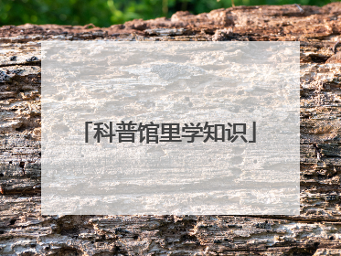 科普馆里学知识