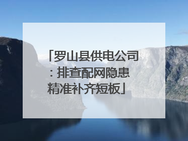 罗山县供电公司：排查配网隐患 精准补齐短板