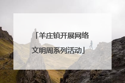 羊庄镇开展网络文明周系列活动