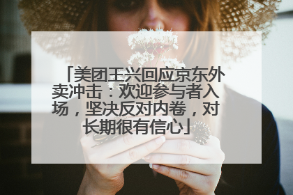 美团王兴回应京东外卖冲击：欢迎参与者入场，坚决反对内卷，对长期很有信心