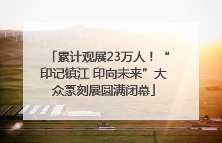 累计观展23万人！“印记镇江 印向未来”大众篆刻展圆满闭幕