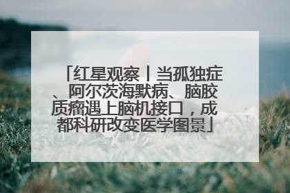 红星观察丨当孤独症、阿尔茨海默病、脑胶质瘤遇上脑机接口，成都科研改变医学图景