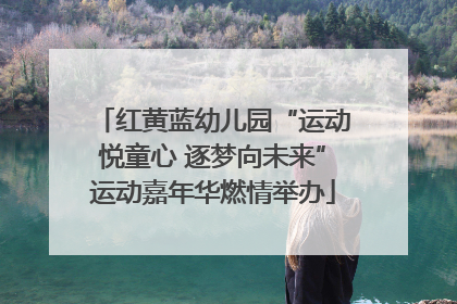 红黄蓝幼儿园“运动悦童心 逐梦向未来”运动嘉年华燃情举办