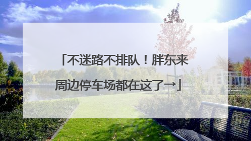 不迷路不排队！胖东来周边停车场都在这了→