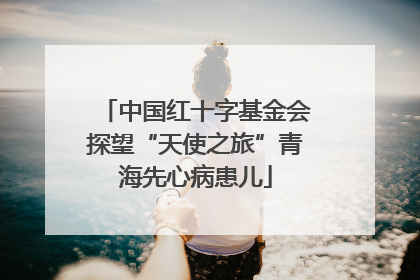中国红十字基金会探望“天使之旅”青海先心病患儿