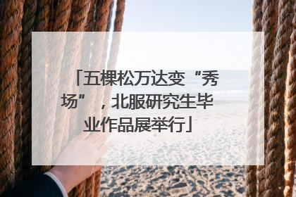 五棵松万达变“秀场”，北服研究生毕业作品展举行