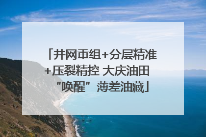 井网重组+分层精准+压裂精控 大庆油田“唤醒”薄差油藏
