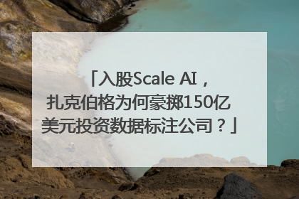 入股Scale AI，扎克伯格为何豪掷150亿美元投资数据标注公司？