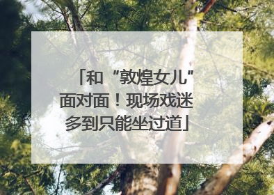 和“敦煌女儿”面对面！现场戏迷多到只能坐过道