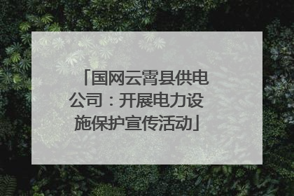 国网云霄县供电公司：开展电力设施保护宣传活动