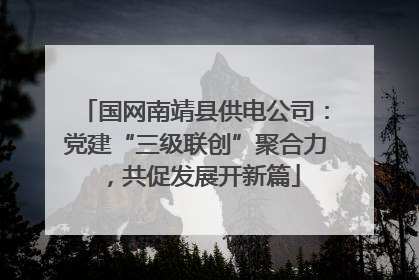 国网南靖县供电公司：党建“三级联创”聚合力，共促发展开新篇