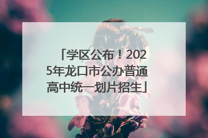 学区公布！2025年龙口市公办普通高中统一划片招生