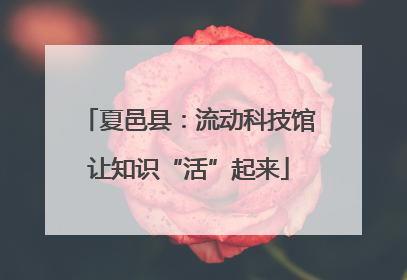 夏邑县：流动科技馆让知识“活”起来