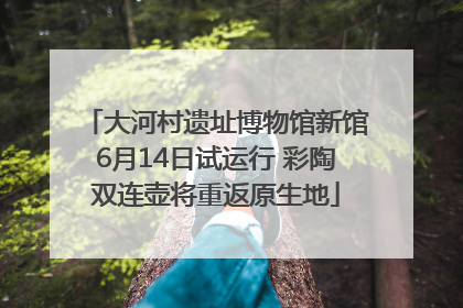 大河村遗址博物馆新馆6月14日试运行 彩陶双连壶将重返原生地