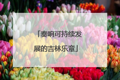 奏响可持续发展的吉林乐章