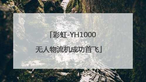 彩虹-YH1000无人物流机成功首飞