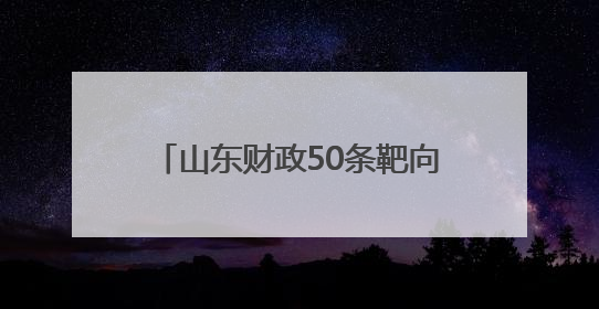 山东财政50条靶向支持民营经济发展