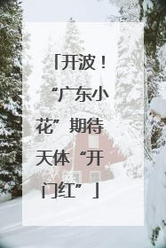 开波！“广东小花”期待天体“开门红”