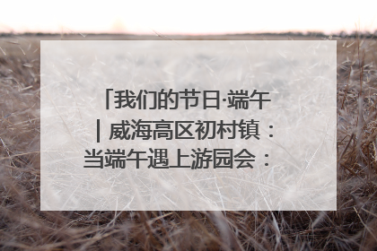 我们的节日·端午｜威海高区初村镇：当端午遇上游园会：来一场“粽”享欢乐的趣味冒险！