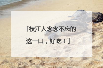 枝江人念念不忘的这一口，好吃！