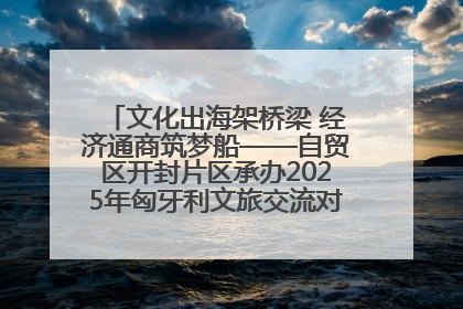 文化出海架桥梁 经济通商筑梦船——自贸区开封片区承办2025年匈牙利文旅交流对接活动专场