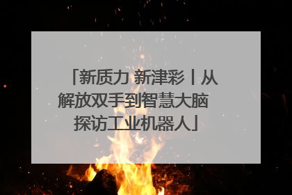 新质力 新津彩丨从解放双手到智慧大脑 探访工业机器人