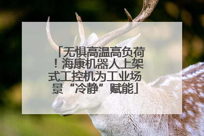 无惧高温高负荷！海康机器人上架式工控机为工业场景“冷静”赋能