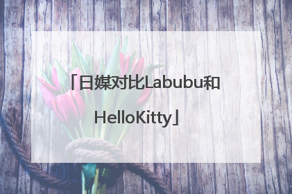 日媒对比Labubu和HelloKitty