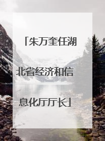 朱万奎任湖北省经济和信息化厅厅长