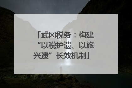 武冈税务：构建“以税护遗、以旅兴遗”长效机制