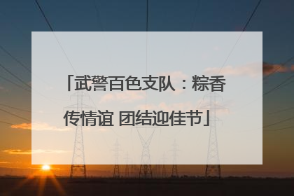 武警百色支队：粽香传情谊 团结迎佳节