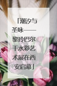 潮汐与圣咏——黎玲巴尔干水彩艺术展在西安启幕