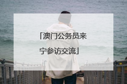 澳门公务员来宁参访交流