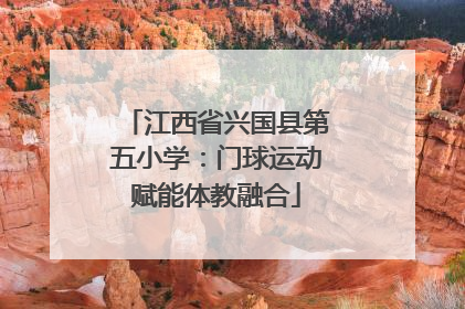 江西省兴国县第五小学：门球运动赋能体教融合