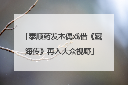泰顺药发木偶戏借《藏海传》再入大众视野