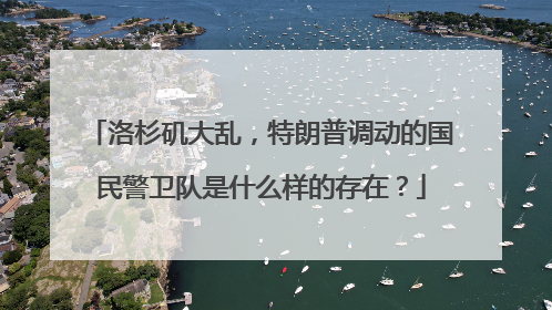 洛杉矶大乱，特朗普调动的国民警卫队是什么样的存在？