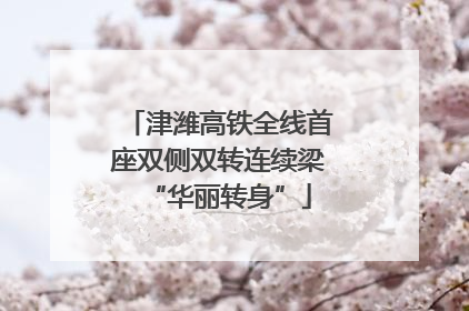 津潍高铁全线首座双侧双转连续梁“华丽转身”
