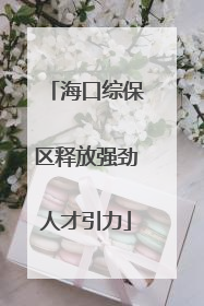 海口综保区释放强劲人才引力