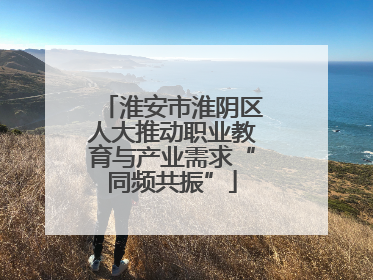 淮安市淮阴区人大推动职业教育与产业需求“同频共振”