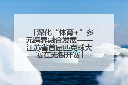 深化“体育+”多元跨界融合发展——江苏省首届匹克球大赛在无锡开赛