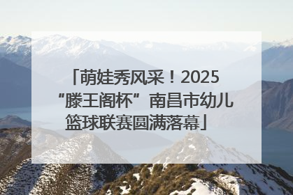 萌娃秀风采！2025“滕王阁杯”南昌市幼儿篮球联赛圆满落幕