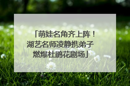 萌娃名角齐上阵！湖艺名师凌静携弟子燃爆杜鹃花剧场