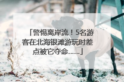 警惕离岸流！5名游客在北海银滩游玩时差点被它夺命……