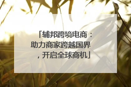 辅邦跨境电商：助力商家跨越国界，开启全球商机