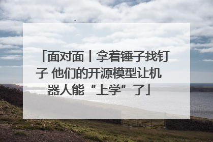 面对面丨拿着锤子找钉子 他们的开源模型让机器人能“上学”了