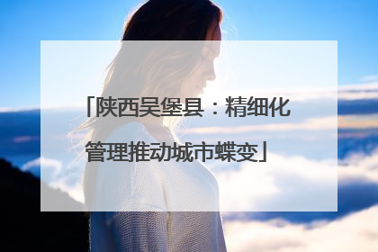 陕西吴堡县：精细化管理推动城市蝶变