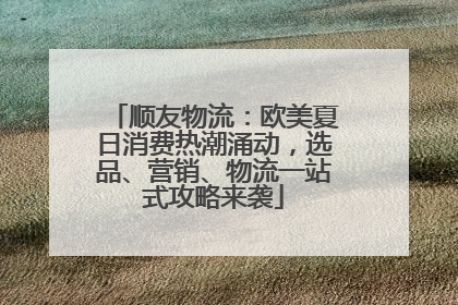 顺友物流：欧美夏日消费热潮涌动，选品、营销、物流一站式攻略来袭