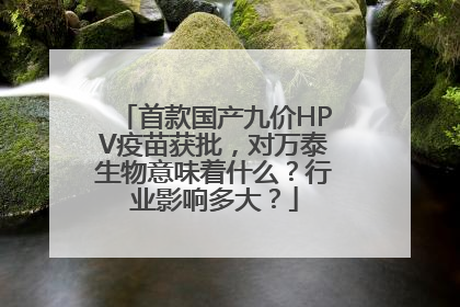 首款国产九价HPV疫苗获批，对万泰生物意味着什么？行业影响多大？