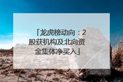 龙虎榜动向：2股获机构及北向资金集体净买入